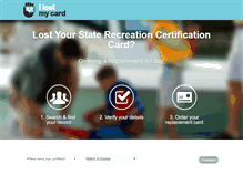 Tablet Screenshot of ilostmycard.com